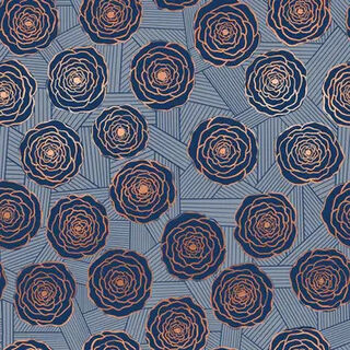 Bunch of Roses - Navy